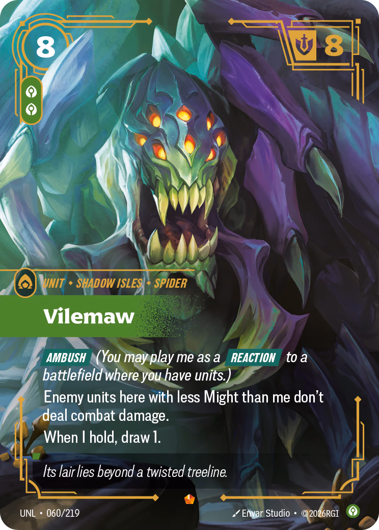Vilemaw UNL-060/219 Riftbound card