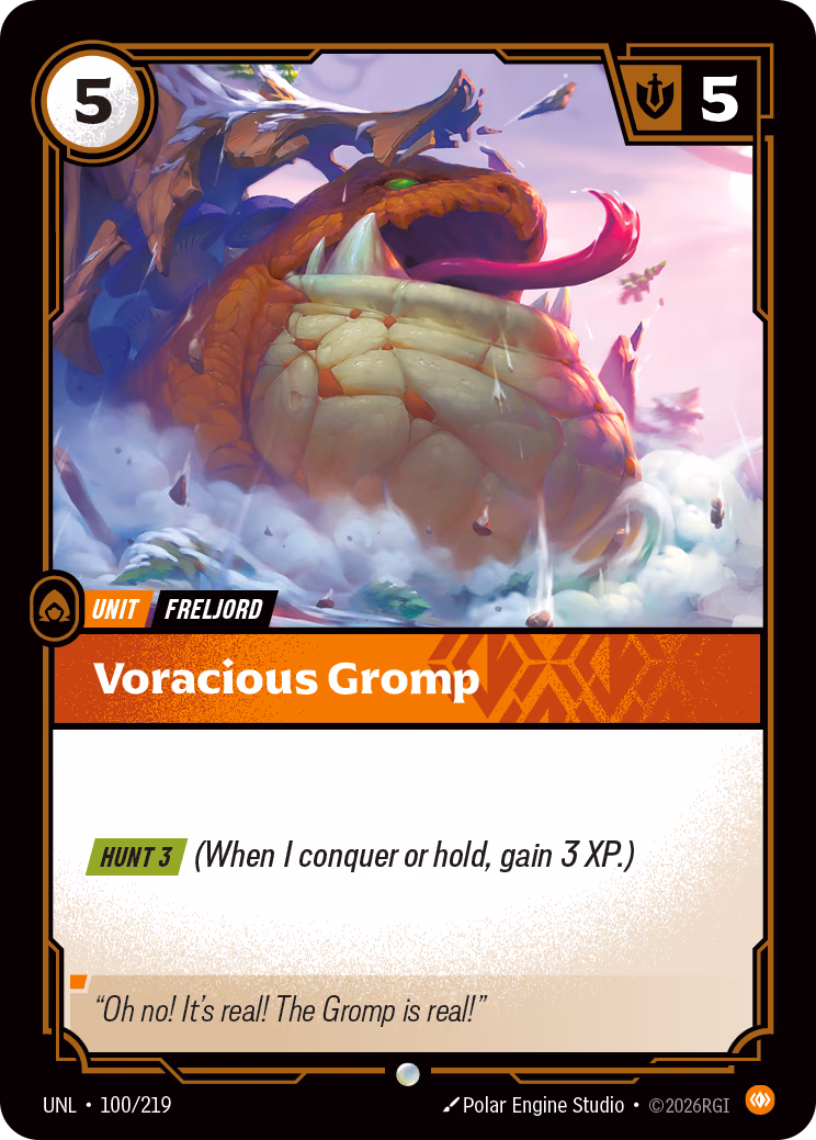 Voracious Gromp UNL-100/219 Riftbound card