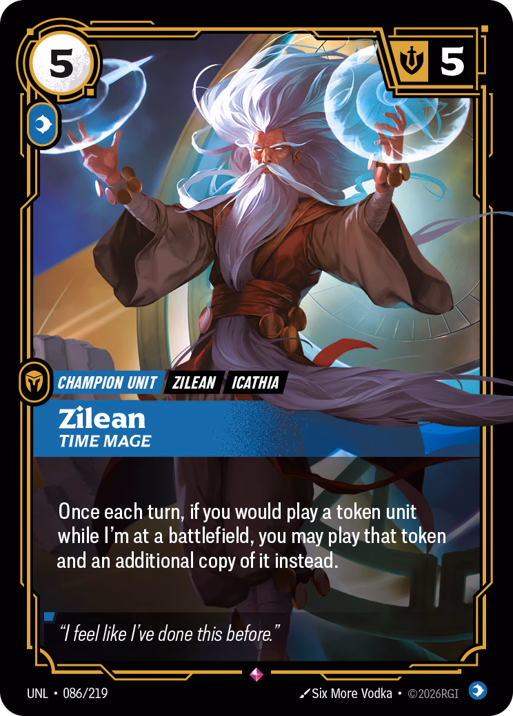 Zilean, Time Mage UNL-086/219 Riftbound card