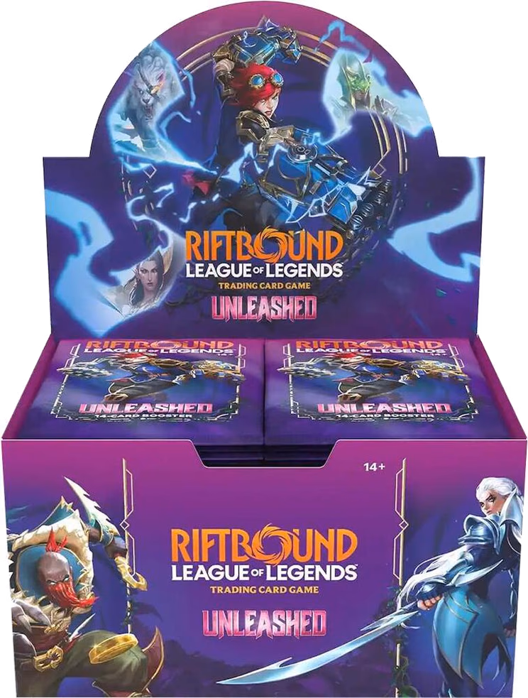 Riftbound Unleashed Booster Display