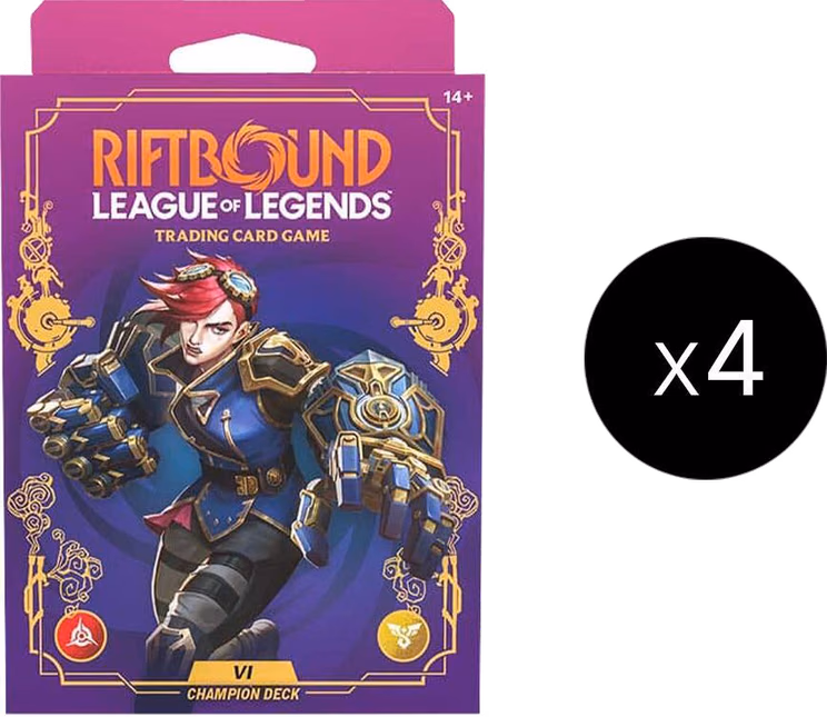 Riftbound Unleashed Champion Deck (Vi) Display