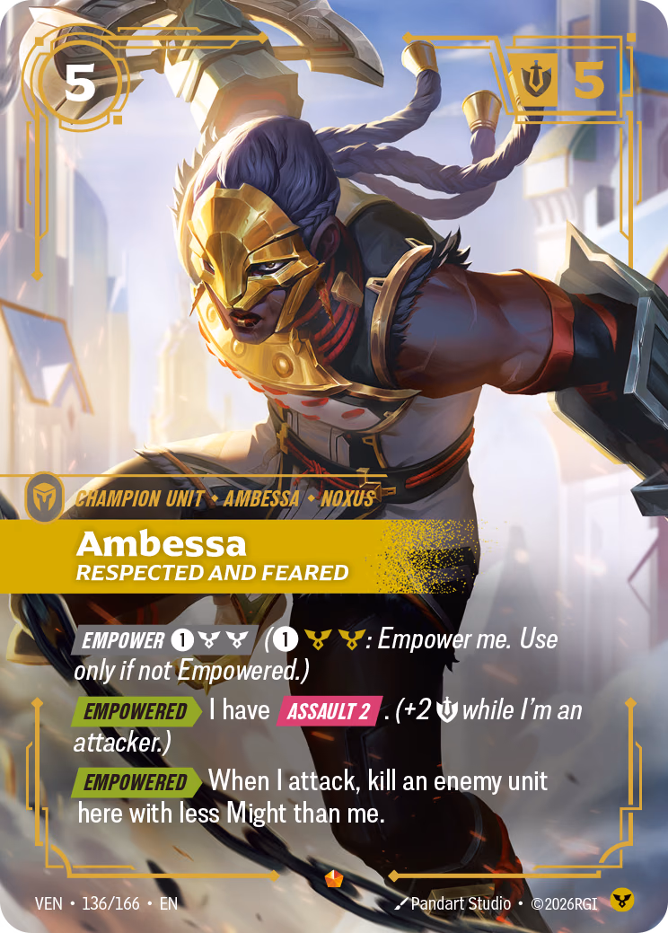 Ambessa VEN-136/166 Riftbound card