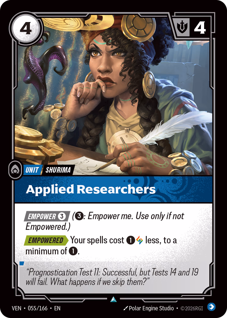 Applied Researchers VEN-055/166 Riftbound card
