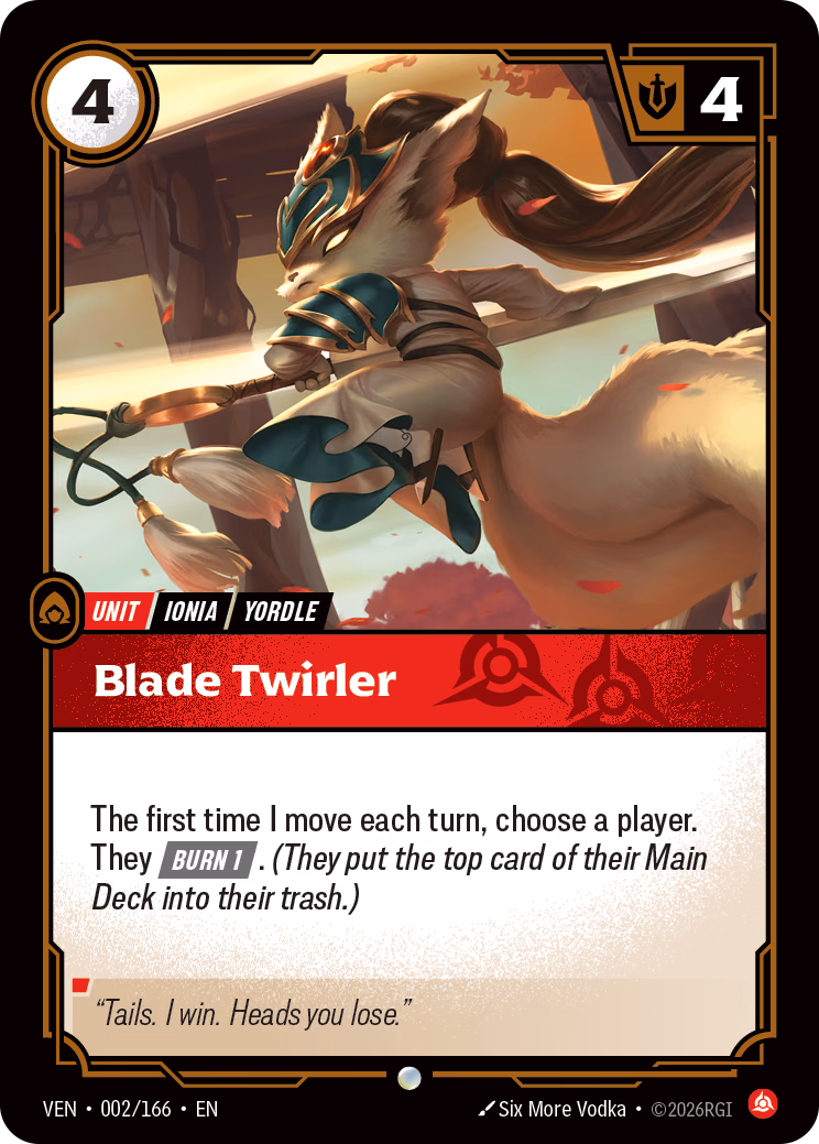 Blade Twirler VEN-002/166 Riftbound card