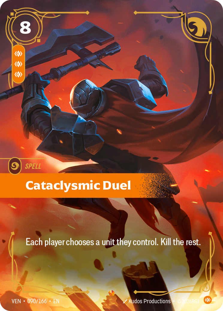 Cataclysmic Duel VEN-090/166 Riftbound card