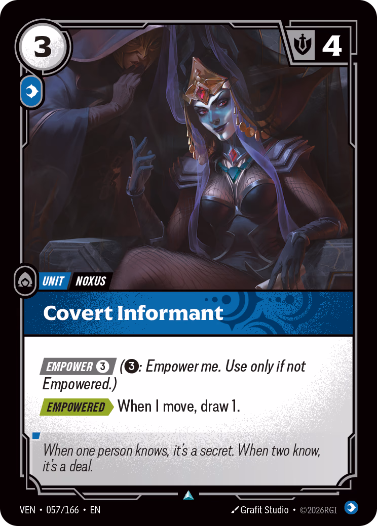 Covert Informant VEN-057/166 Riftbound card