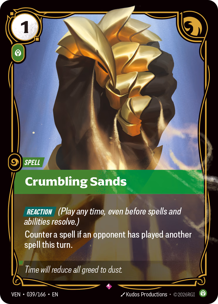 Crumbling Sands VEN-039/166 Riftbound card