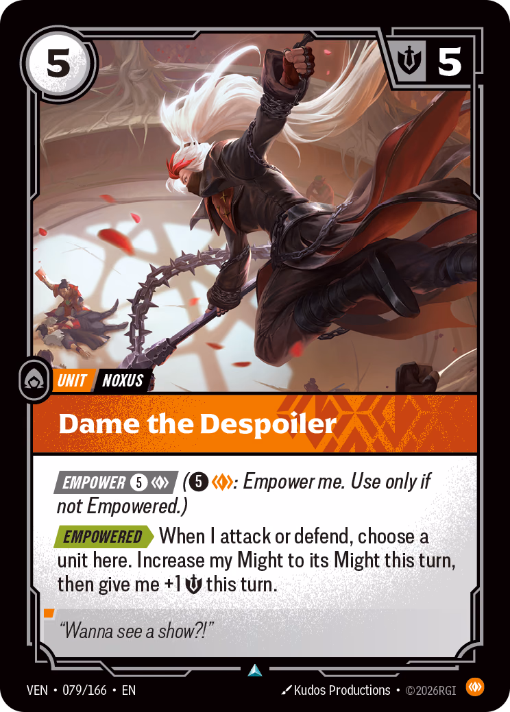 Dame the Despoiler VEN-079/166 Riftbound card