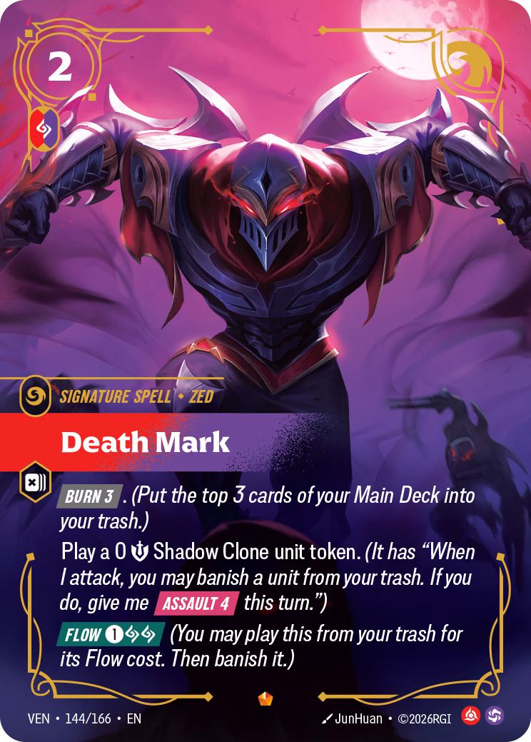 Death Mark VEN-144/166 Riftbound card