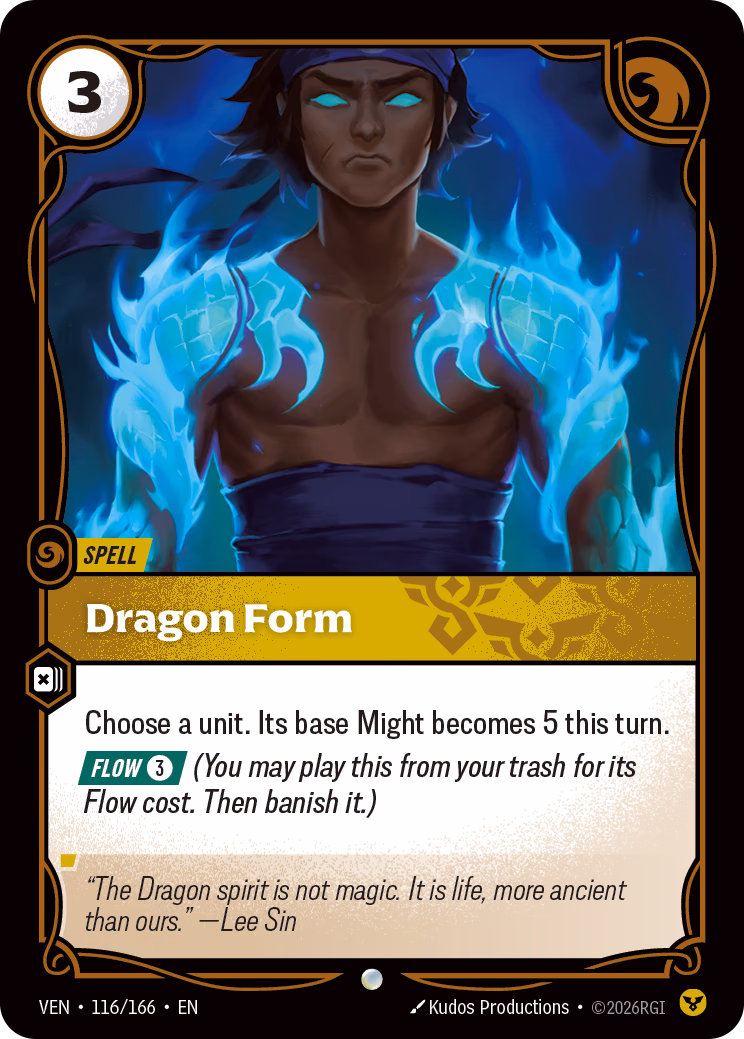 Dragon Form VEN-116/166 Riftbound card