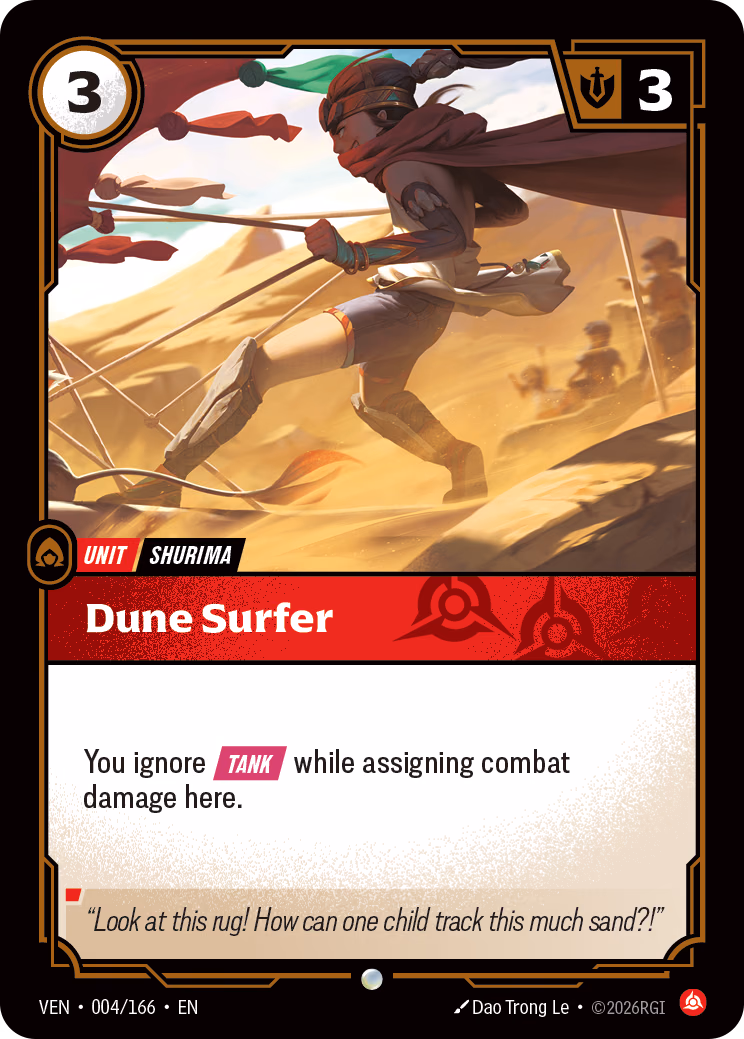 Dune Surfer VEN-004/166 Riftbound card