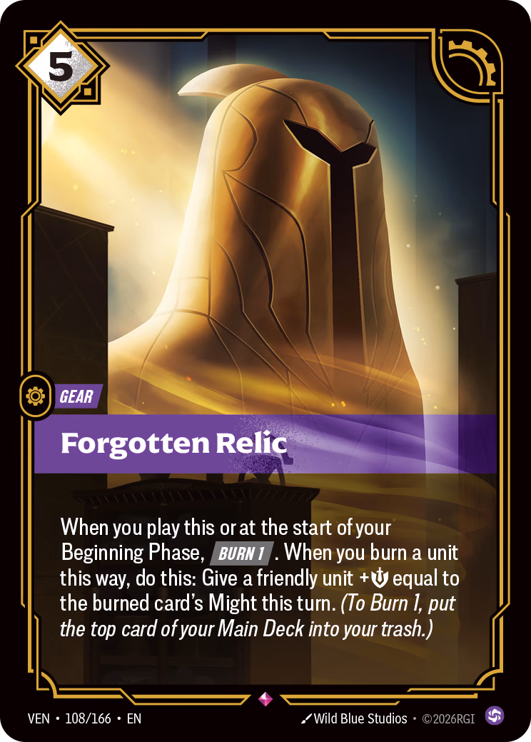 Forgotten Relic VEN-108/166 Riftbound card