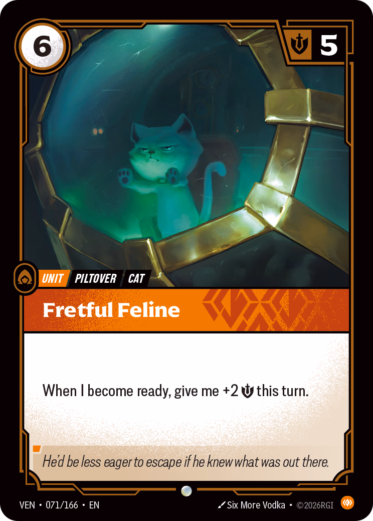 Fretful Feline VEN-071/166 Riftbound card