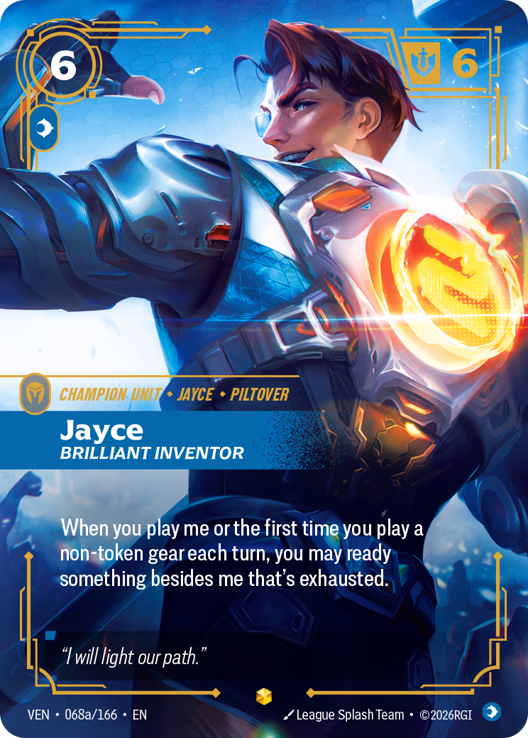 Jayce VEN-068a/166 Riftbound card