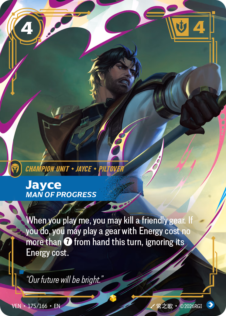 Jayce VEN-175/166 Riftbound card