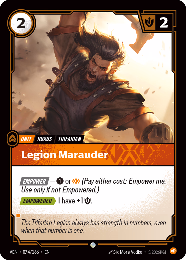Legion Marauder VEN-074/166 Riftbound card