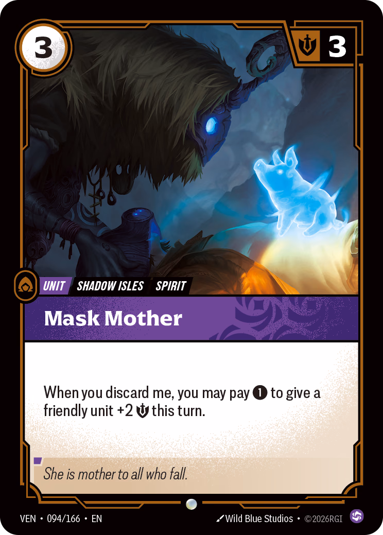 Mask Mother VEN-094/166 Riftbound card