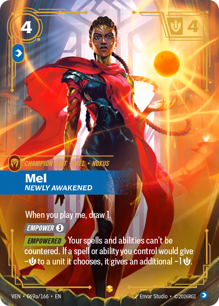 Mel, Newly Awakened VEN-069a/166 Riftbound card