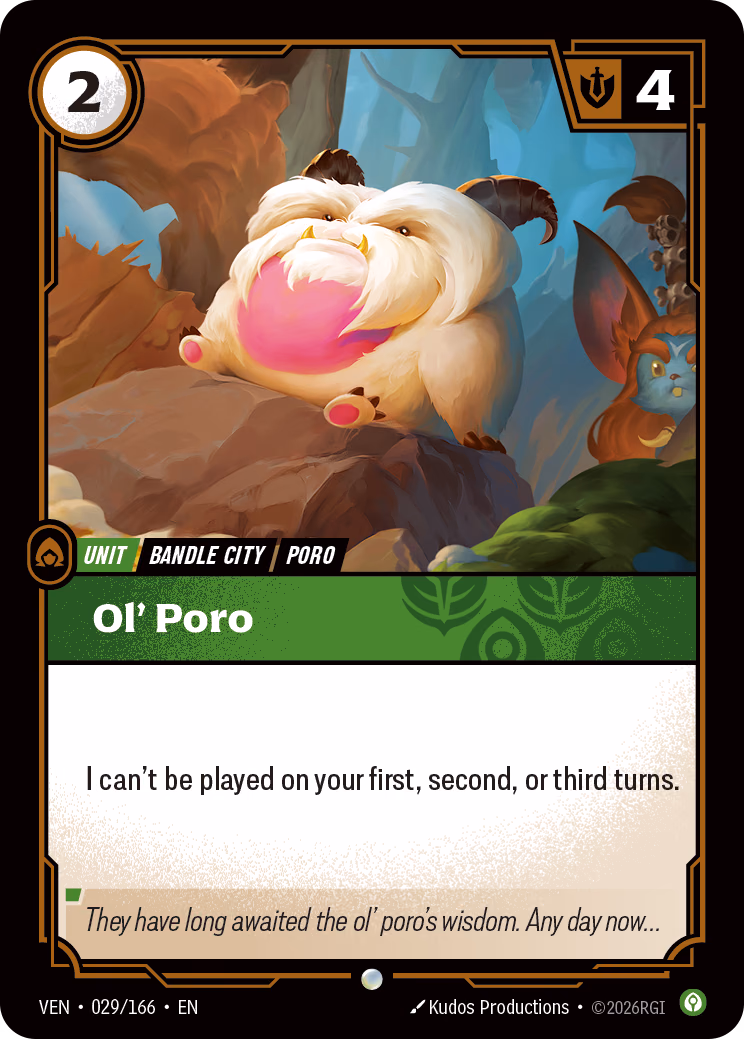 Ol' Poro VEN-029/166 Riftbound card