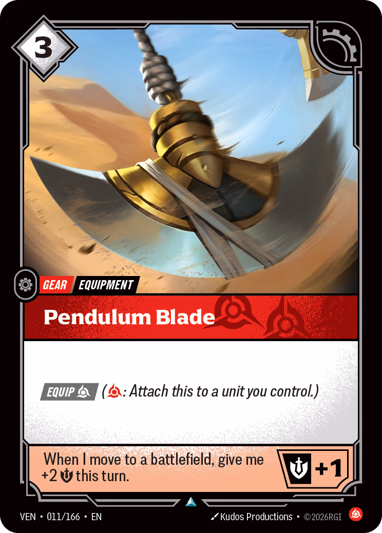 Pendulum Blade VEN-011/166 Riftbound card