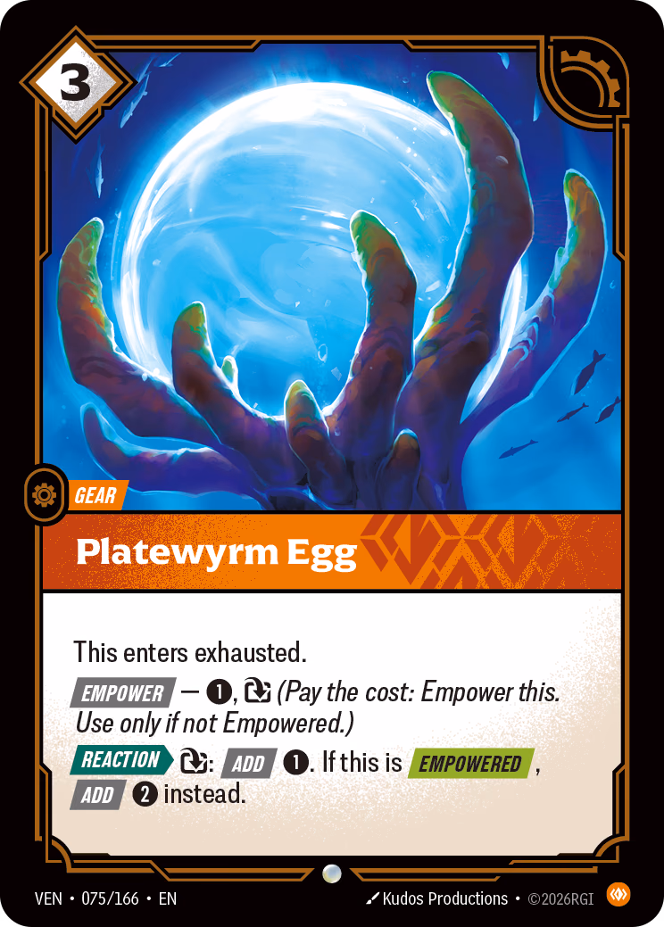 Platewyrm Egg VEN-075/166 Riftbound card