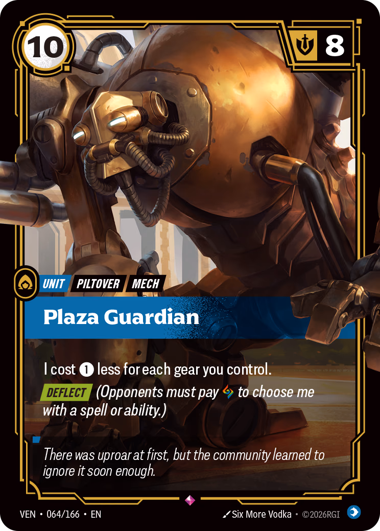 Plaza Guardian VEN-064/166 Riftbound card