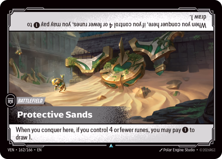 Protective Sands VEN-162/166 Riftbound card