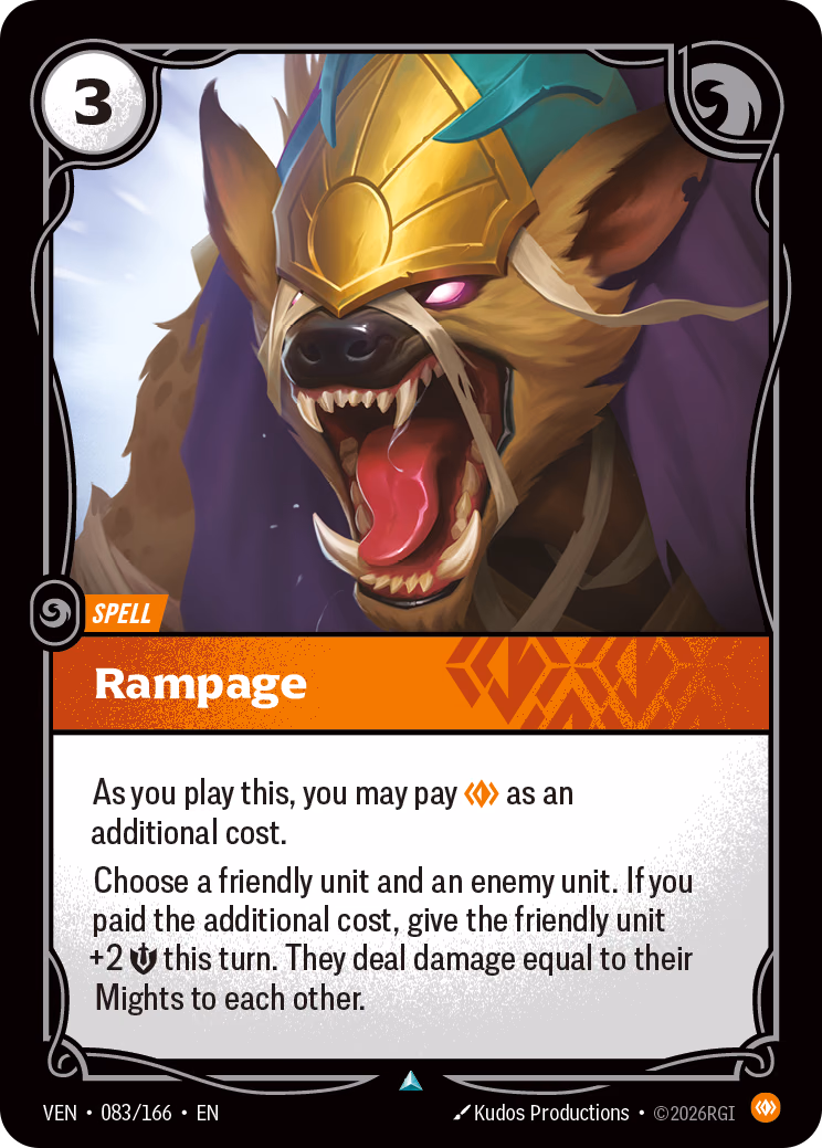 Rampage VEN-083/166 Riftbound card