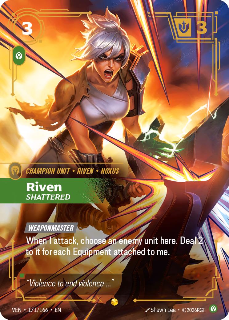 Riven, Shattered VEN-171/166 Riftbound card