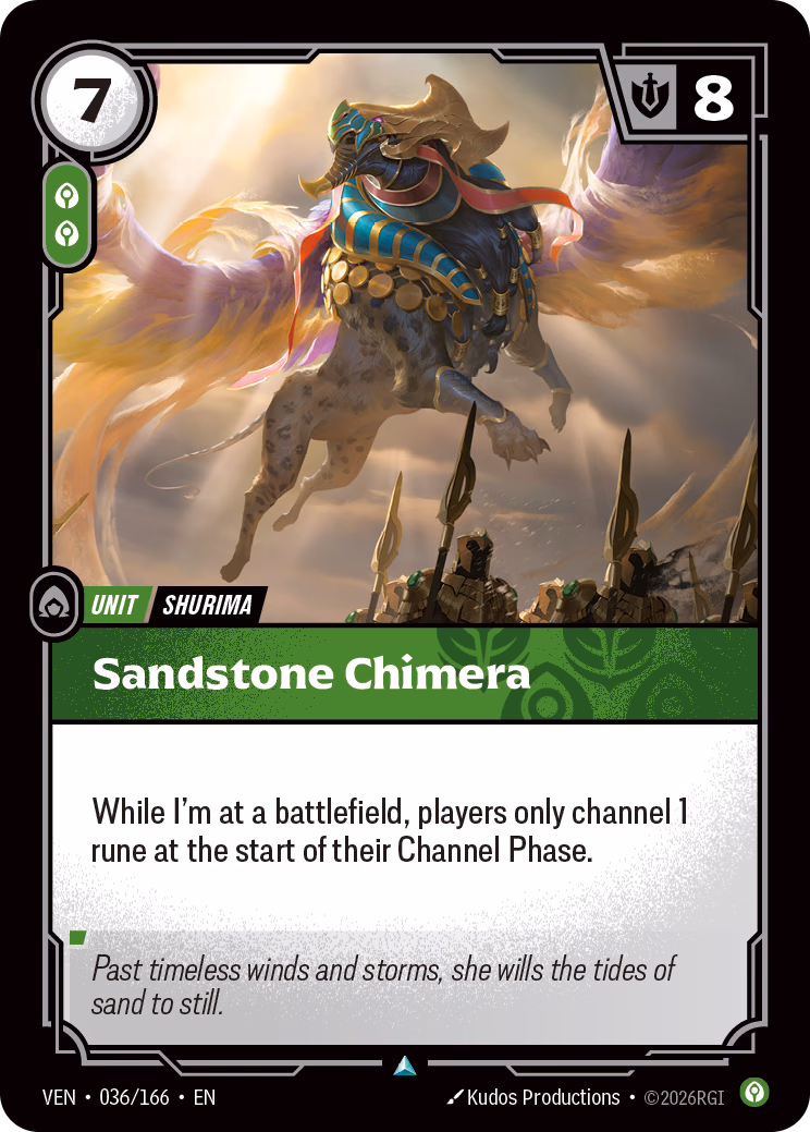 Sandstone Chimera VEN-036/166 Riftbound card