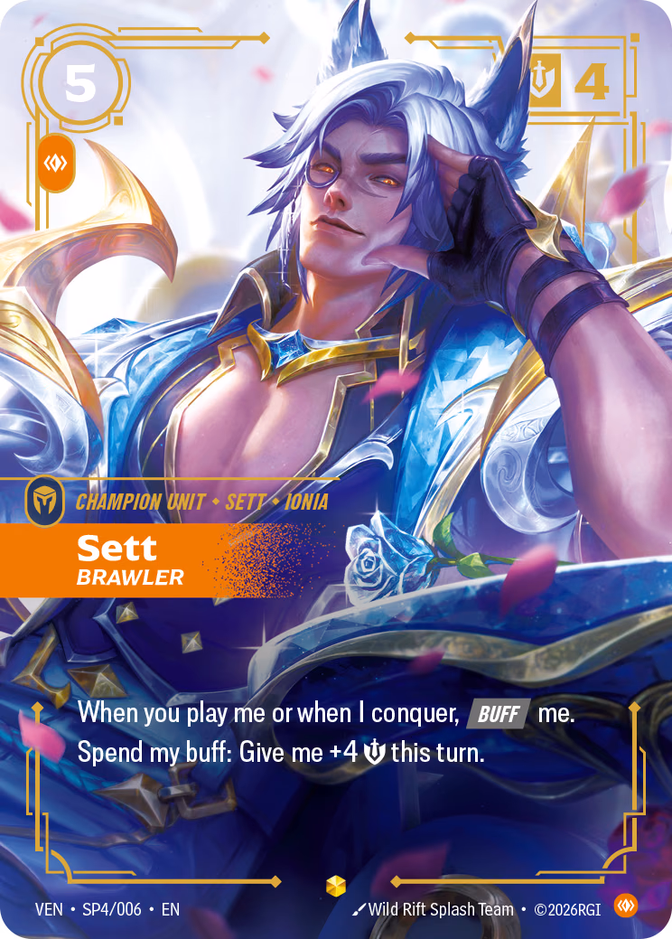 Sett, Brawler VEN-SP4/006 Riftbound card