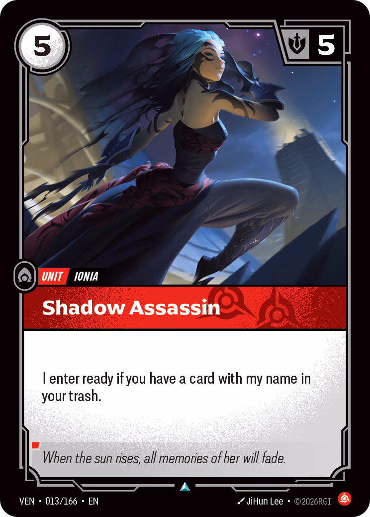 Shadow Assassin VEN-013/166 Riftbound card