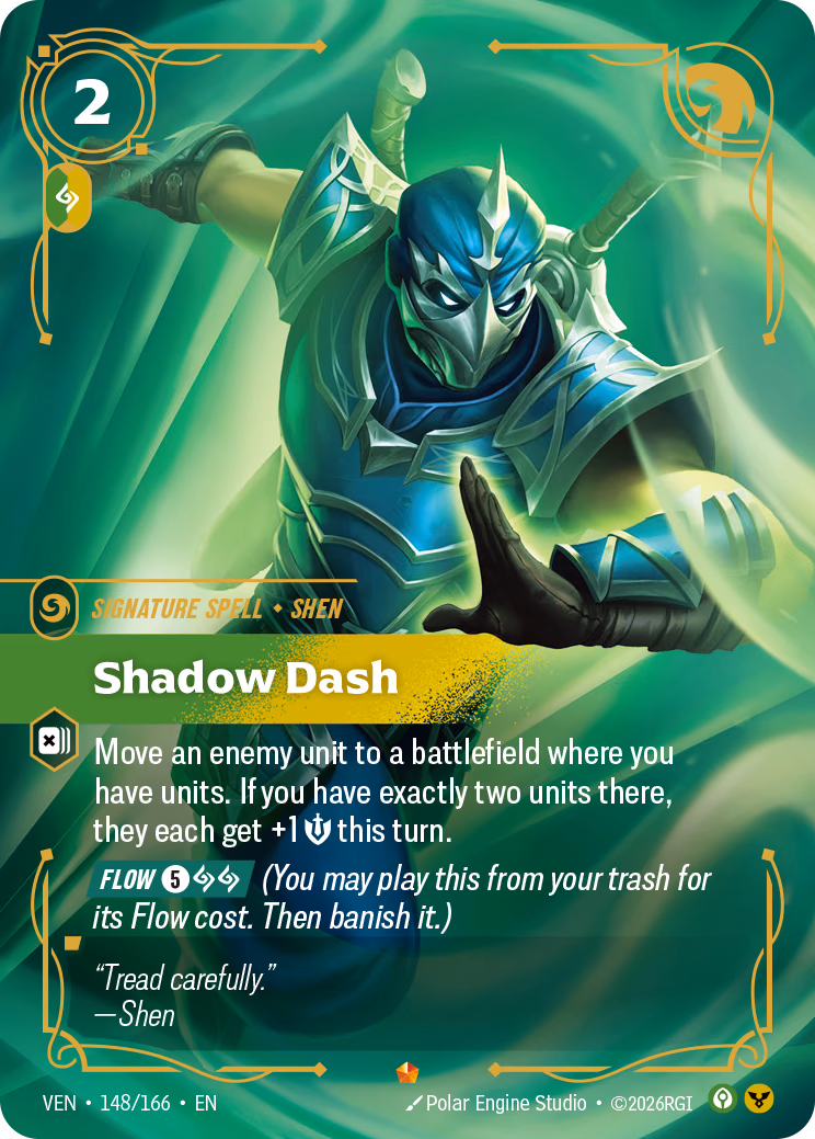 Shadow Dash VEN-148/166 Riftbound card