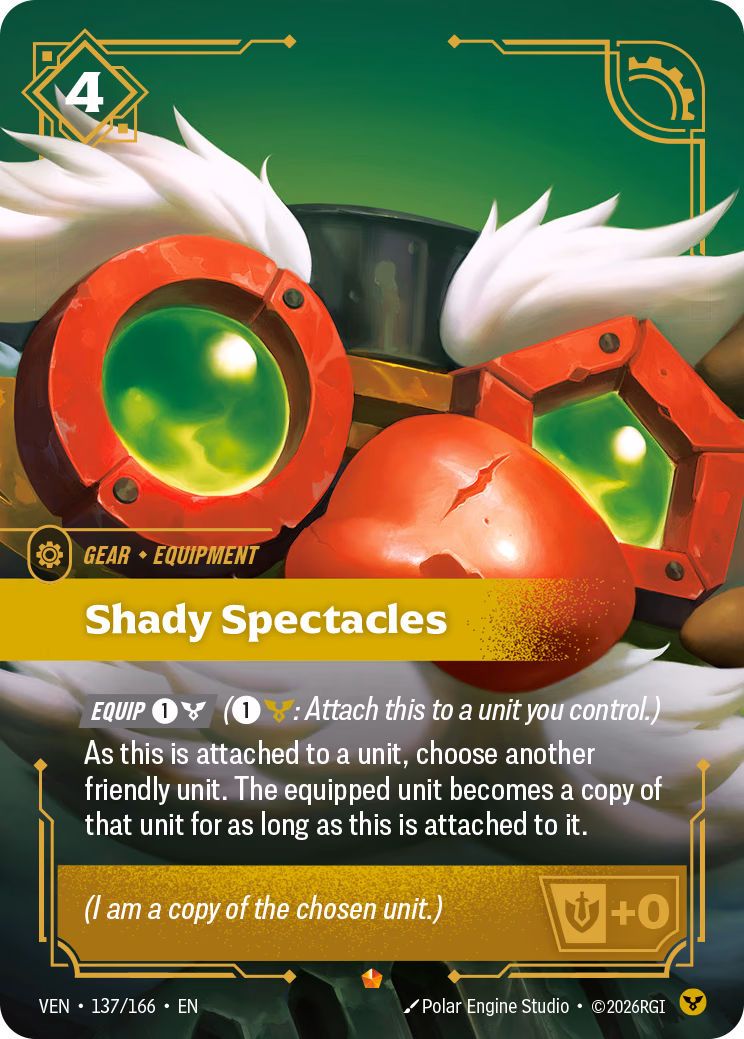 Shady Spectacles VEN-137/166 Riftbound card
