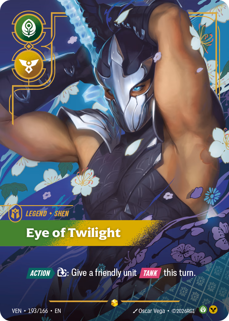 Shen, Eye of Twilight VEN-193/166 Riftbound card