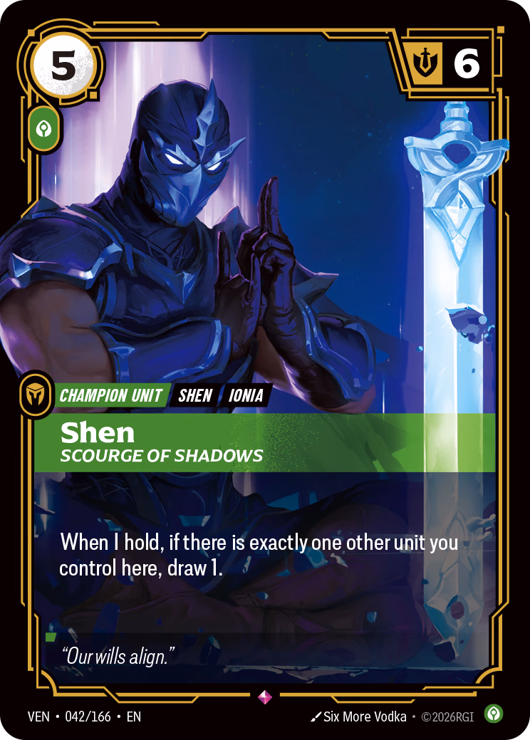 Shen VEN-042/166 Riftbound card