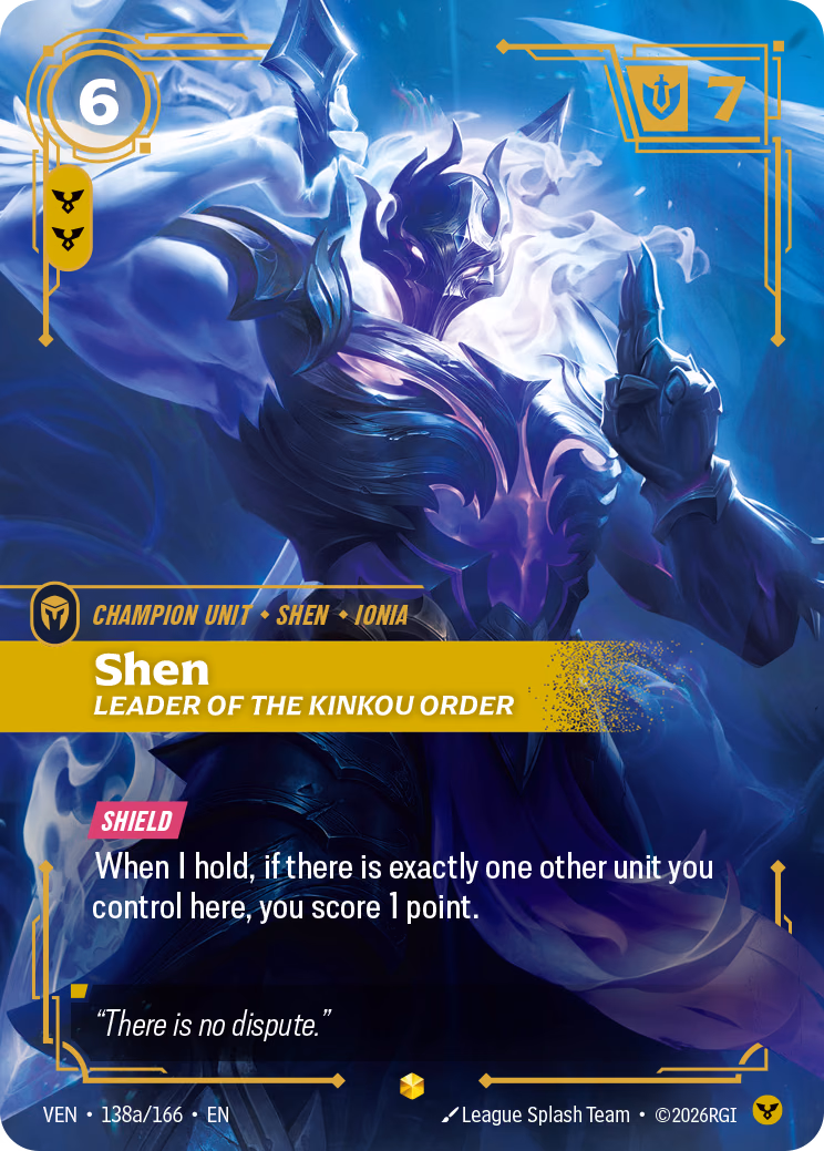 Shen VEN-138a/166 Riftbound card