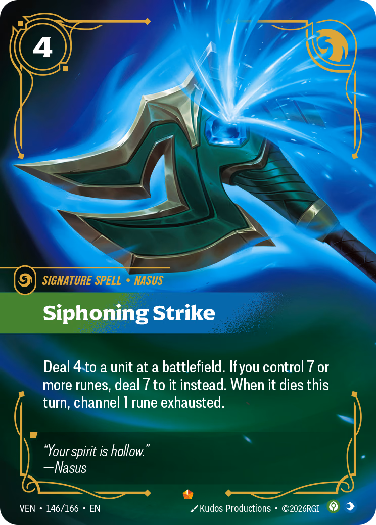 Siphoning Strike VEN-146/166 Riftbound card