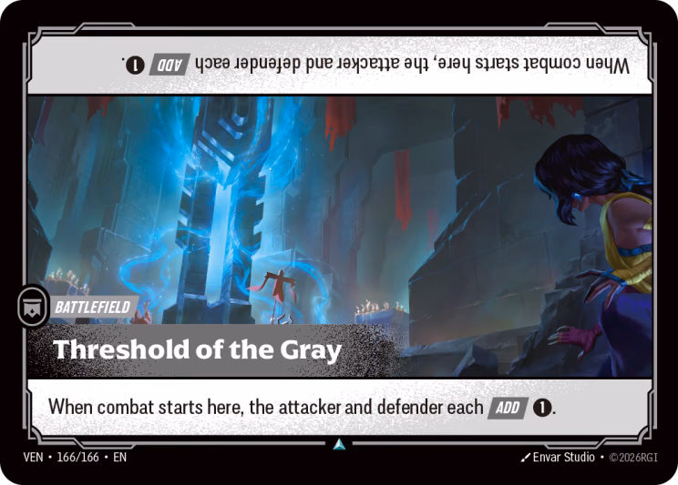 Threshold of the Gray VEN-166/166 Riftbound card