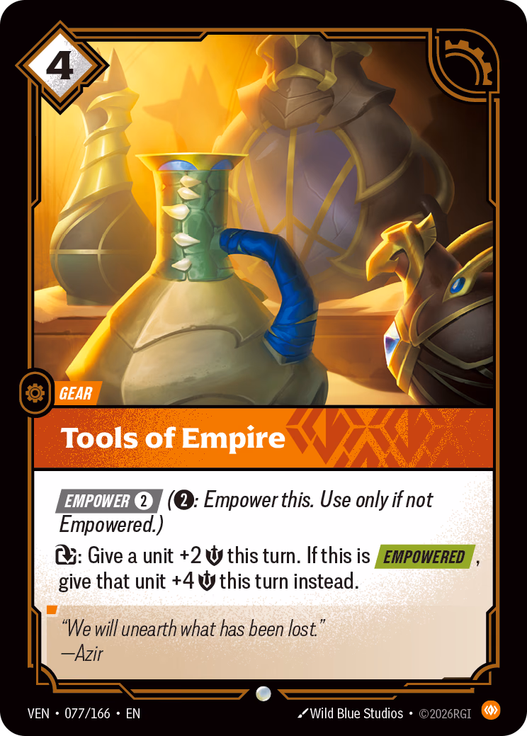 Tools of Empire VEN-077/166 Riftbound card