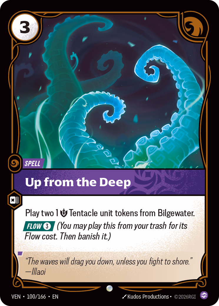 Up from the Deep VEN-100/166 Riftbound card