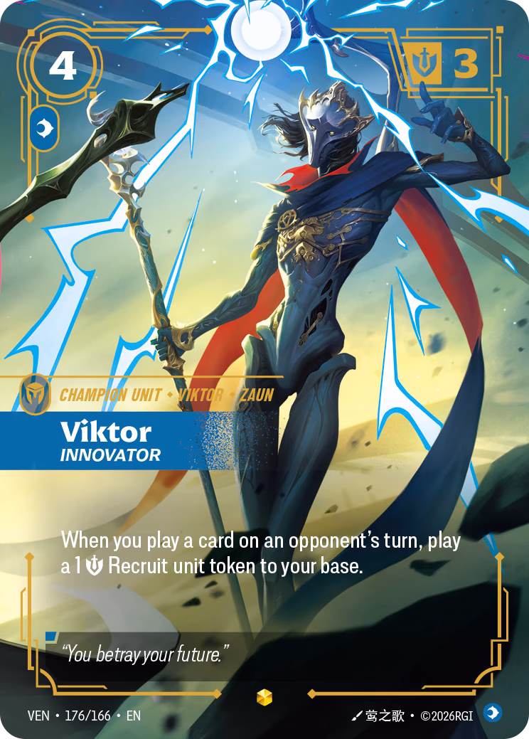 Viktor, Innovator VEN-176/166 Riftbound card